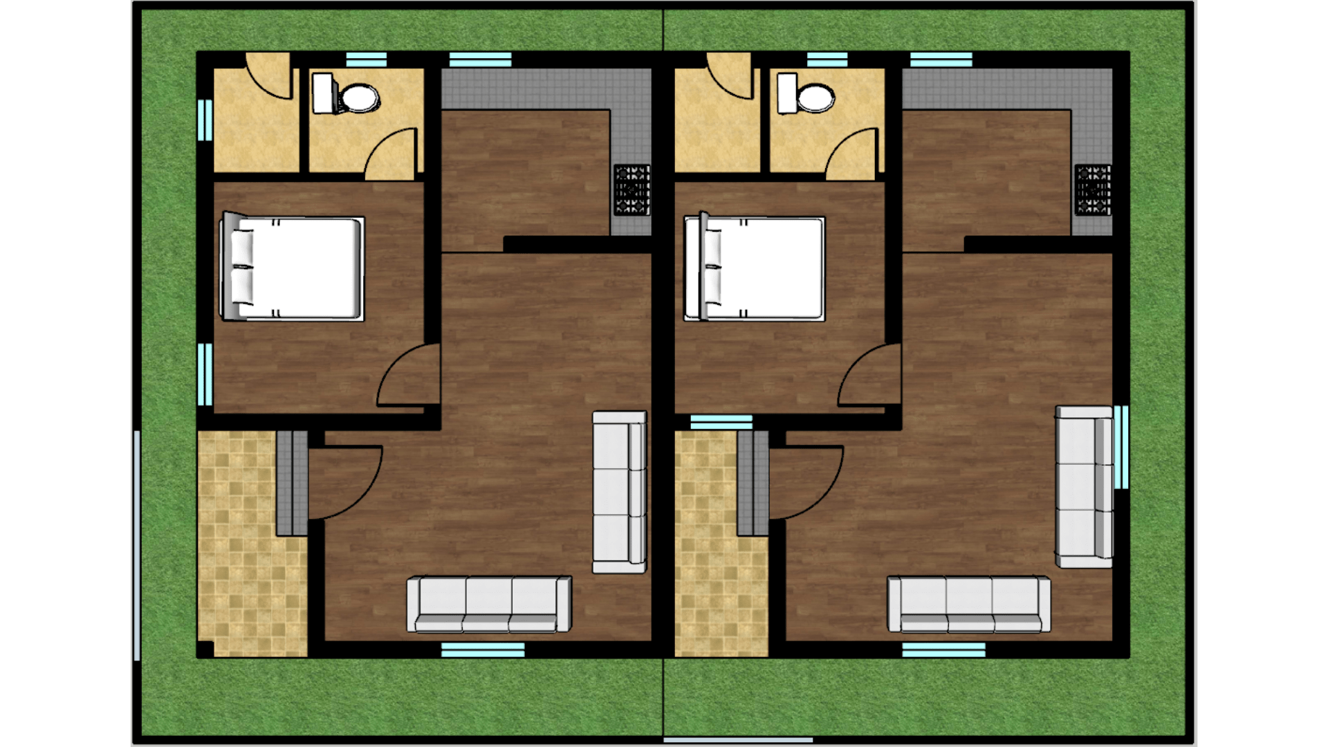 4 Bhk Duplex House Plan In 1500 Sq Ft With Car